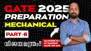 Gate Preparation  Mechanical Engineering  GATE 2025  Part 6 [upl. by Arraic702]