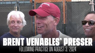 Brent Venables PostPractice Press Conference  August 3 2024 [upl. by Tsan]