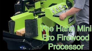 Live Demo The Hahn Mini Pro Firewood Processor [upl. by Couhp815]