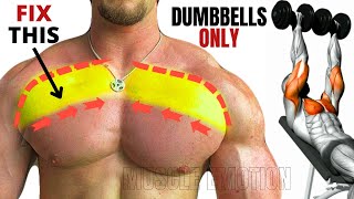 10 BEST UPPER CHEST WORKOUT WITH DUMBBELLS ONLY AT HOME OR GYM [upl. by Gerick658]