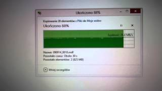 USB 20 vs USB 30 test prędkości kopiowania z dysku zewnętrznego [upl. by Rimahs]