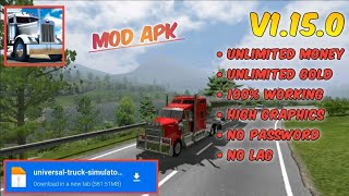 Universal truck simulator mod apk  Universal truck simulator mod apk V1150  mod apk [upl. by Lecrad]