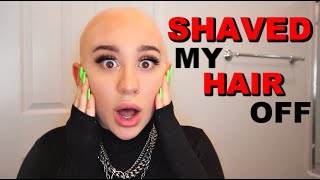 I SHAVED ALL MY HAIR OFF Pranking My Followers [upl. by Roddy]