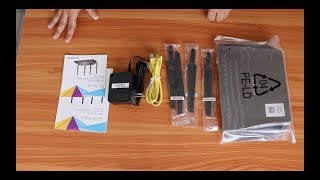 Unboxing the Netgear Nighthawk X4S R7800 Smart WIFI Gaming Router  2018 [upl. by Oren783]