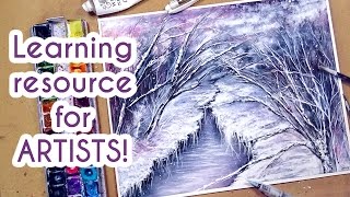 A GREAT LEARNING RESOURCE FOR ARTISTS 🎨 [upl. by Cryan]