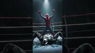 Venom vs SpiderMan💥Epic Boxing Match 💥 avengers superhero marvel venom spiderman [upl. by Assirac]