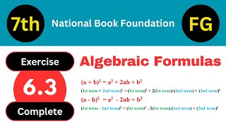 Class 7th Math Chapter 6 Exercise 63 Complete NBF Math Clinic [upl. by Marilin]