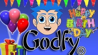 Cumpleaños Feliz Versión Godfy en Español para niños [upl. by Tymes]