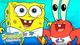 Plankton Turns SpongeBob and Mr Krabs Into Babies 🍼  SpongeBob [upl. by Esinehc]