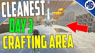 CRAFTING AREA FROM THE HEAVENS amp MAD PROGRESS ARK Survival Evolved [upl. by Wilbur]