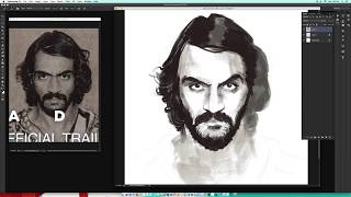 Daddy Movie Arjun Rampal Portrait by Uday Mohite [upl. by Lemaj]