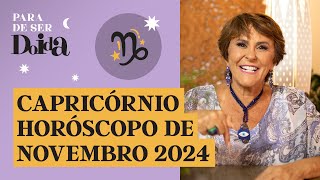 Horóscopo Novembro 2024  Capricórnio [upl. by Megan820]