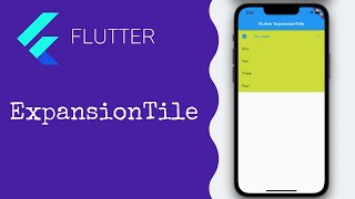 Flutter ExpansionTile Widget [upl. by Annaitsirk]