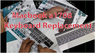 Macbook pro 2017 a1708 keyboard replacement [upl. by Icul]