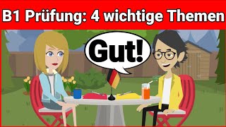 Mündliche Prüfung Deutsch B1  Gemeinsam etwas planenDialog  4 wichtige Themen  sprechen Teil 3 [upl. by Ruskin]