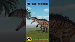 Siats Meekerorum 5 call showcase dinosaur roblox jurassicworld paleontology gaming [upl. by Nosrettap704]