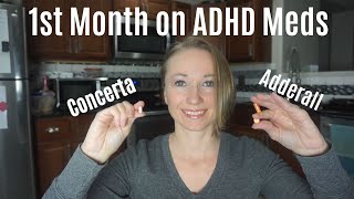 1st Month on ADHD Meds  Concerta vs Adderall [upl. by Kcerb814]