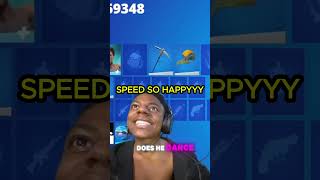 IShowSpeed’s Epic Reaction to His Own Fortnite Skin 🎮🔥 fortnite ishowspeed [upl. by Carrissa873]