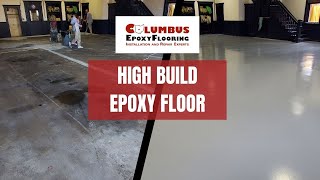 High Build Epoxy Floor Coating TIMELAPSE [upl. by Banks]