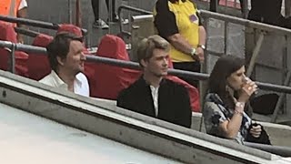 Joe Alwyn amp His Entire Family Watching Taylor Swift Reputation Tour London [upl. by Enimasaj]