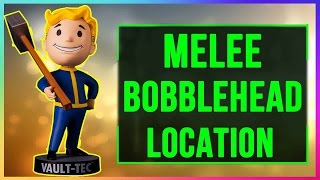 Fallout 4 MELEE Bobblehead Location Guide  SUPER MUTANT COMPANION [upl. by Oinoitna]