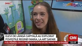 Elevi de lângă Capitală au explorat poveștile Reginei Maria la Art Safari [upl. by Mehta]