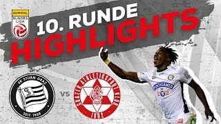 SK Puntigamer Sturm Graz  GAK 1902 10 Runde ADMIRAL Bundesliga 202425 [upl. by Gilemette]