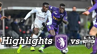 Highlights Matchday 15  K Beerschot vs KAS Eupen 01 [upl. by Assenar110]