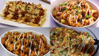 4 Best Loaded FriesPizza FriesChicken FriesBeef Fries By Recipes of the World [upl. by Chiarra]