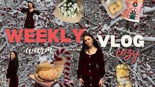 WEEKLY VLOG ❄️ pierwszy śnieg  duży haul ubraniowy  znowu wrócił Burger weeklyvlog [upl. by Jolyn]