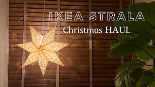 【Christmas HAUL】IKEAストローラ星ライト｜STRALA｜ランプシェード｜組み立て｜niko and tree｜francfranc ornament｜IKEA購入品｜クリスマス｜北欧 [upl. by Nileek294]