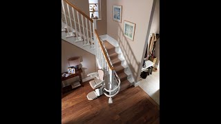 Stannah Curved Stair Lifts [upl. by Kippar]