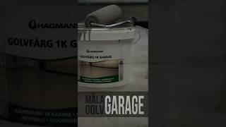 Måla garage golv paint garage floor carpentry home diy construction woodworking garden [upl. by Anal]