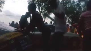 Students doing one corner dance in school premises [upl. by Esiocnarf]