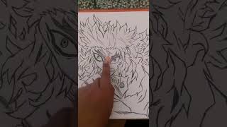 Akaza vs Rengoku demonslayer drawing 🥰😍 [upl. by Vania]