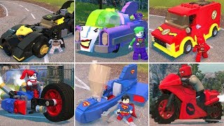 All Vehicles in LEGO DC SuperVillains [upl. by Dawna]