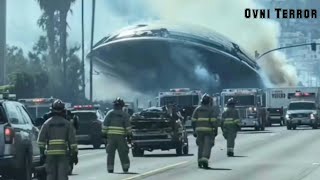 IMPACTANTES FOTOS DE NAVES EXTRATERRESTRES ESTRELLADAS VISTAS POR POLICÍAS Y BOMBEROS [upl. by Foss]