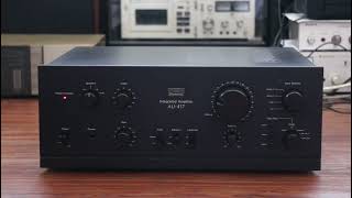 Sansui AU417 Integrated Amplifier  Demo Test [upl. by Anzovin]