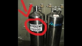 COMO HACER NITROGENO LIQUIDO CASERO RAPIDO Y FACILCon ingredientes que hay por casa [upl. by Kersten]