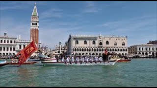 La festa della Sensa a Venezia tra Bucintoro voga storia e lo sposalizio del mare [upl. by Heron896]