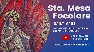 Sta Mesa Focolare Online Mass 0700 PM October 03 2024 [upl. by Neufer]