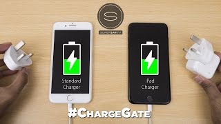 iPhone 7 Plus Battery Charging Test vs iPad Charger  ChargeGate [upl. by Alaek302]