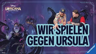 „Disney Lorcana TCG Ursulas Rückkehr“  Wir spielen gegen Ursula [upl. by Esorbma542]