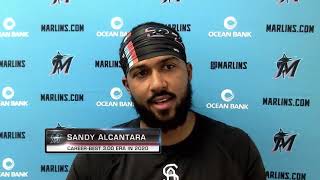 Marlins Top Arm Sandy Alcantara on Rotation 2021 Miami Marlins Expectations [upl. by Hairahcez]