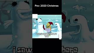 Best christmas song of 2023 spongebob christmas entertainment brainrot [upl. by Amolap]