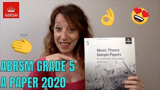 A Paper Grade 5 2020  ABRSM  ANSWERED and EXPLAINED [upl. by Gav]