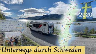 Mit dem WOHNMOBIL durch SCHWEDEN Ein ROADTRIP Reisebericht I Übernachtungsplätze mit GPSDaten [upl. by Rosetta]