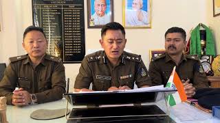 SP Pakyong District IPS Tenzing Loden Lepcha Instructions To Political Parties [upl. by Radmen]