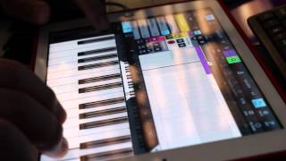 SampleTank Cubasis Rock Play on ipad [upl. by Sualkin721]