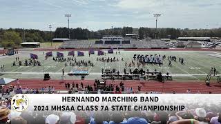 HHS BAND MHSAA 2024 CLASS 7A  STATE PERFORMING CHAMPIONSHIP [upl. by Rolfe]